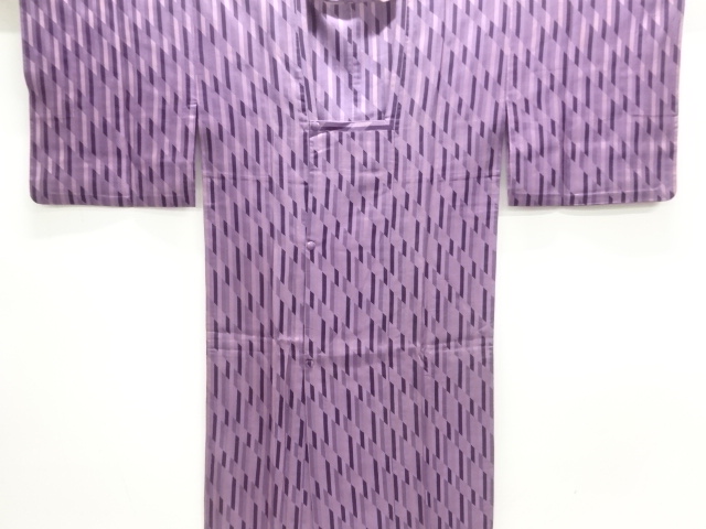 JAPANESE RAIN COAT / WOVEN ABSTRACT STRIPE